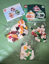 LEGO 40604 Christmas Decor Set 182pc Seasonal Limited Edition Polybag