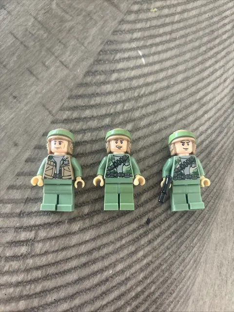 LEGO Star Wars Minifigures Rebel Troopers Lot Of 3 Battle Of Endor