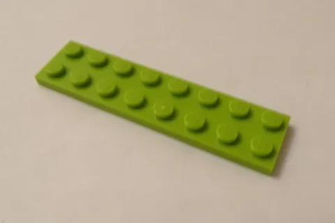 Lego x1 Lime 2x8 Plate, 3034 (028-3)