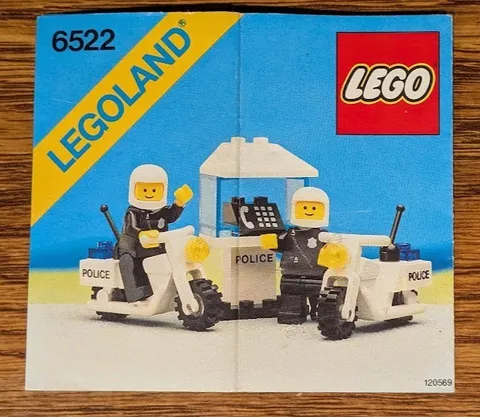 LEGO Town: Highway Patrol (6522), incomplete (2 pcs missing), manual, no box