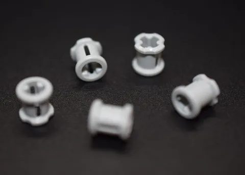 5 LEGO Light Bluish Gray Technic Bushing spacer axle stop grey 3713 6275844
