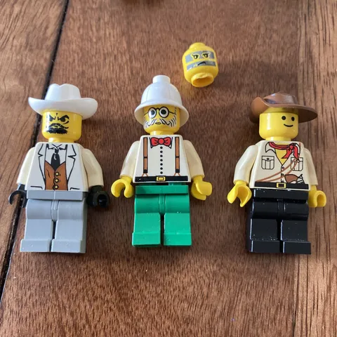 Lego Achu Senor Palomar Dr Kilroy Minifigure Adventurers 5976 adv023 Lot Damaged