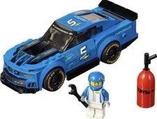 LEGO Speed Champions Blue Chevy Camaro ZL1 Race Car 75891 w/Minifigure For Parts