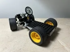 Vintage Lego Technic Custom Expert Buggy Steering 1980s Yellow Wheels Car