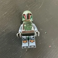 Lego Star Wars Boba Fett  - Nougat Head With Stubbles
