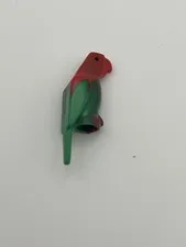 Lego Red Green Minifig PARROT -Pirate Captain Minifigure Pet Bird 6243 10218