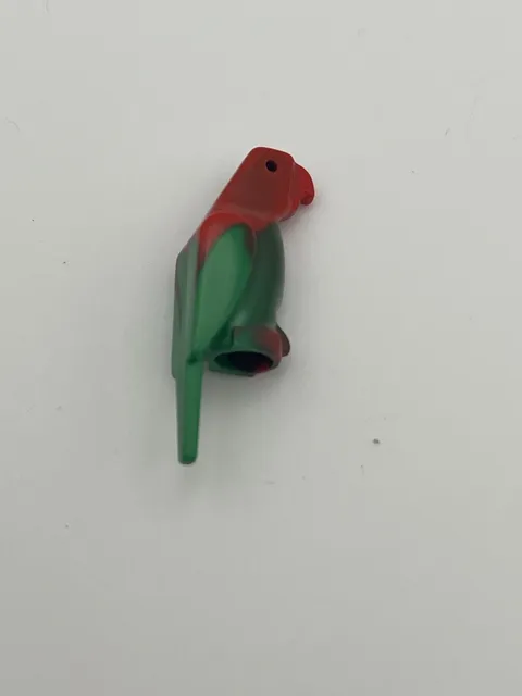 Lego Red Green Minifig PARROT -Pirate Captain Minifigure Pet Bird 6243 10218
