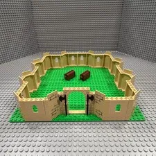 Lego Castle Tan : Includes Arch + Walls (40242 + 87421 + 60808) + Axes + MORE !