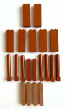LEGO Bulk Lot of 20 Reddish Brown nougat Pillar Columns 43888, 2453