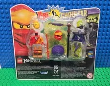 LEGO Kai vs. Ghoultar Minifigure Blister Pack 112220 Ninjago CMF Lot Rare HTF 