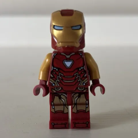 LEGO Iron Man Minifigure - Iron Man Character, Red/Gold Armor, Plastic, 5+