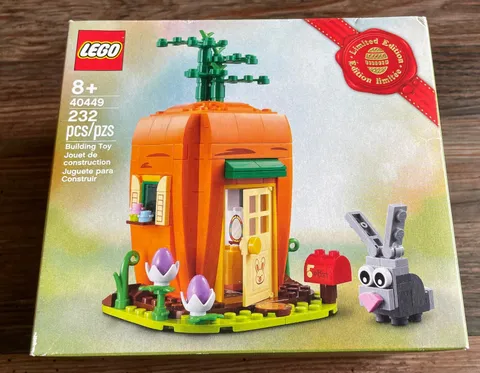 LEGO Easter Bunny’s Carrot House 40449 Complete Set NEW Sealed