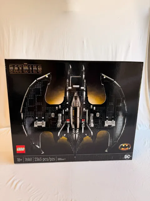 🦇 LEGO 76161 1989 Batwing Sealed Retired Batman Collector Display Set
