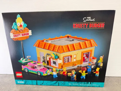 NEW SEALED Lego The Simpsons Krusty Burger Set 10352