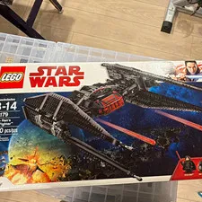 LEGO Kylo Ren's TIE Fighter box opend and bag 1 opened rest factory sealed