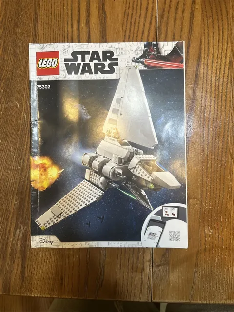 Lego Star Wars Imperial Shuttle 75302 Instruction Manual, Very good condition.