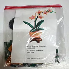 LEGO Botanical Collection Mini Orchid 10343 274pc 18+