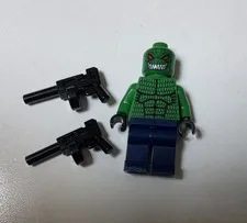 Lego Killer Croc Minifigure 7780 Classic DC Batman I Batboat 2006 - 