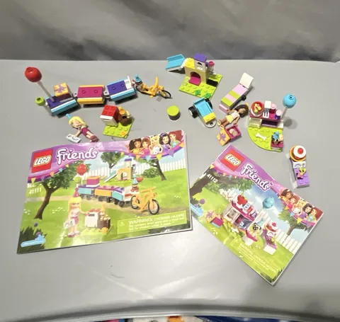 LEGO Friends Party Train 41111 & Party Treats 41112 79 pcs Instructions 2 sets