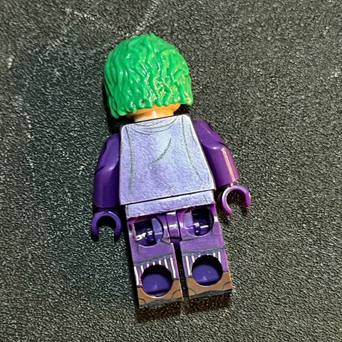 LEGO The Joker Minifigure Green Hair Purple Suit Plastic Figure