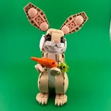 LEGO Creator 31162 Cute Bunny Partial Build Bunny w/ Carrot Display Figure