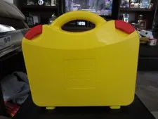 LEGO Yellow Travel Plastic Storage Carrying Case Tote with Handle