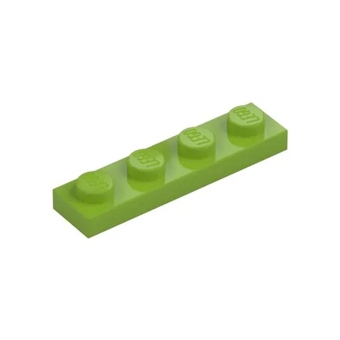LEGO 12x Lime Plate 1 x 4 inv.592