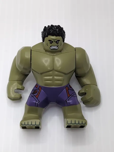 LEGO Marvel Avengers Hulk Bigfig Minifigure 76031 76041 sh173 sh0173 Purple Pant