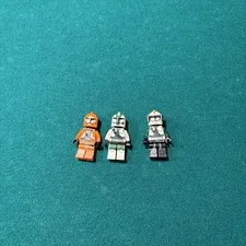 LEGO Star Wars Phase 1 Clone Trooper Minifigures Lot of 3. Bomb squad +Gree+Cody