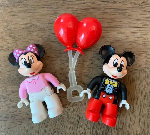 Lego Duplo Mickey Minnie Mouse Clubhouse Figures W/ Balloon Birthday Parade 