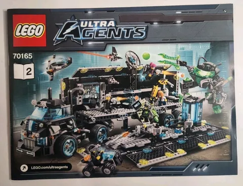 Official 2014 Lego Brand Ultra Agents 70165 Instruction Manual Book 