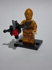 Star Wars Dark C-3po Mandalorian Rebuild The Galaxy Custom Minifigure Lego New