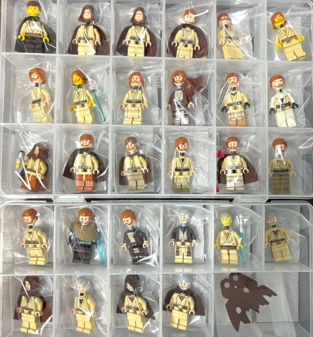 LEGO Minifigure Star Wars Obi-Wan Kenobi Lot Set  Obi Wan One without Case