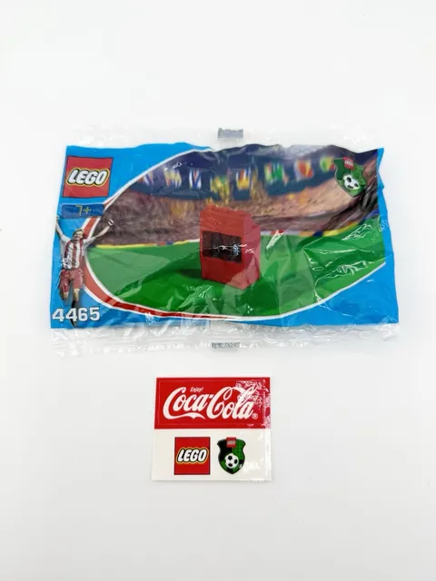 Lego 4465 Coca Cola Soccer Player Coco-Cola Rare Promo New Vending Machine