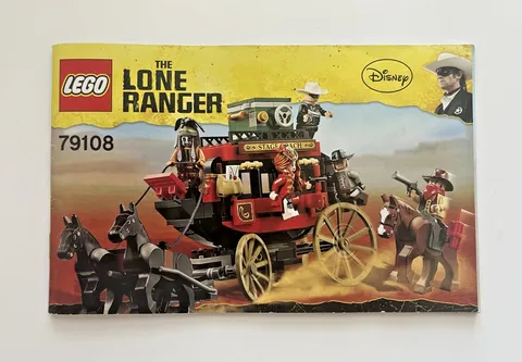 2013 LEGO The Lone Ranger Stagecoach Escape 79108 MANUAL ONLY