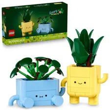 LEGO Botanicals Happy Plants Building Toy for Kids, Girls, and Multicolor
