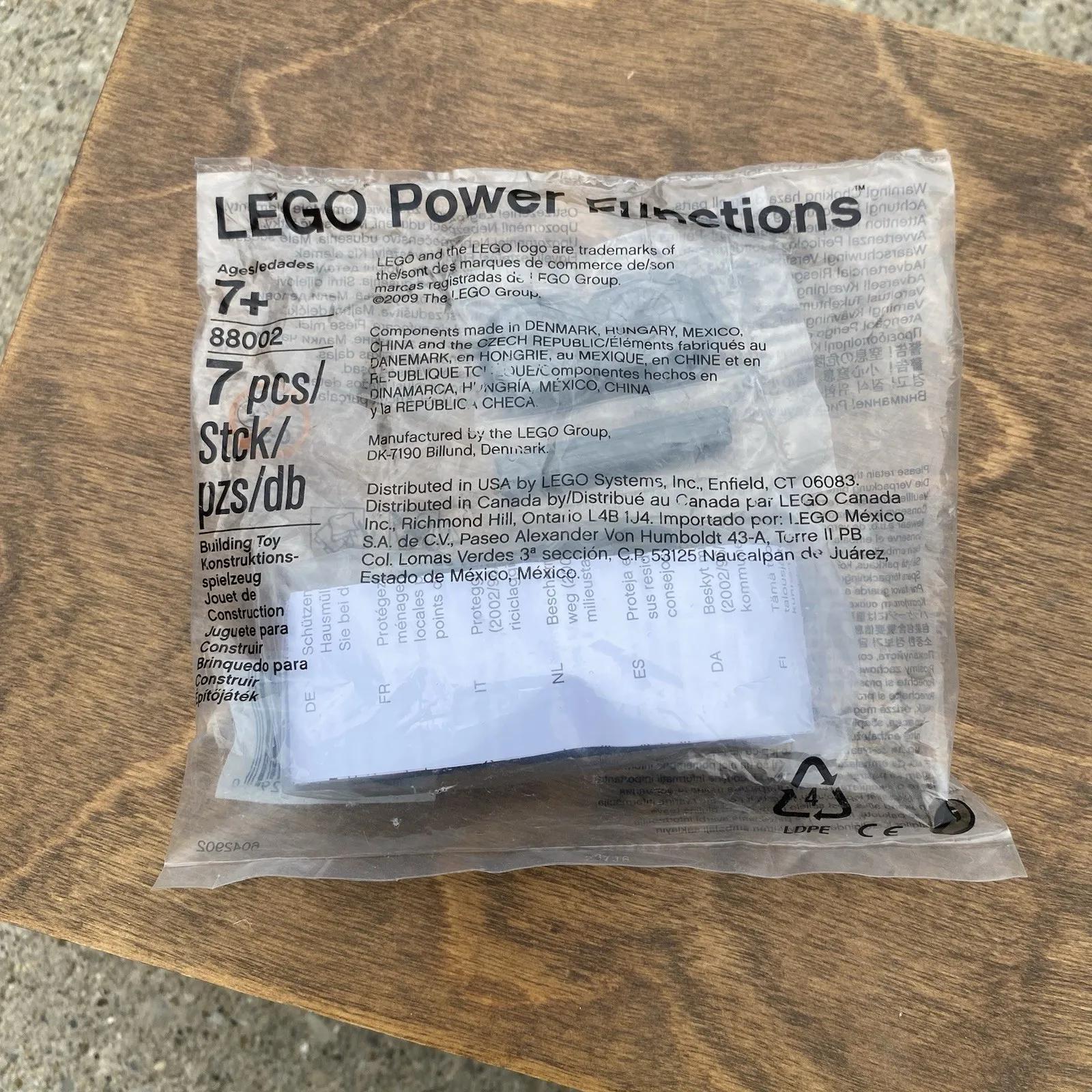 Genuine Lego Power Functions Set #88002 Train Motor - New/Factory Sealed