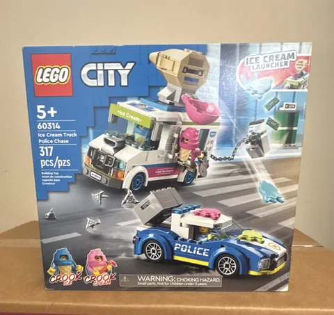 LEGO Ice Cream Truck Police Chase 60314 CITY Police Complete Set 317pcs Age 5+