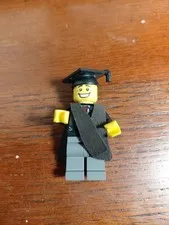 LEGO Graduate Minifigure . Lego. No Cracks,great Condition. No Diploma 