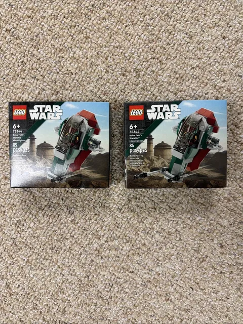 LEGO Star Wars: Boba Fett's Starship Microfighter Brand New  2 Sets