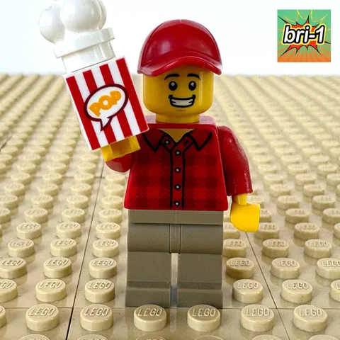 LEGO City, Food & Drink: Popcorn Vendor Guy, cty0982, 30364, CART, 2019