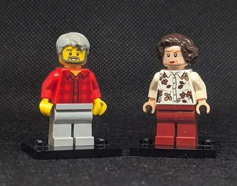 LEGO Grandma & Grandpa Minifigures Elderly Couple Lot