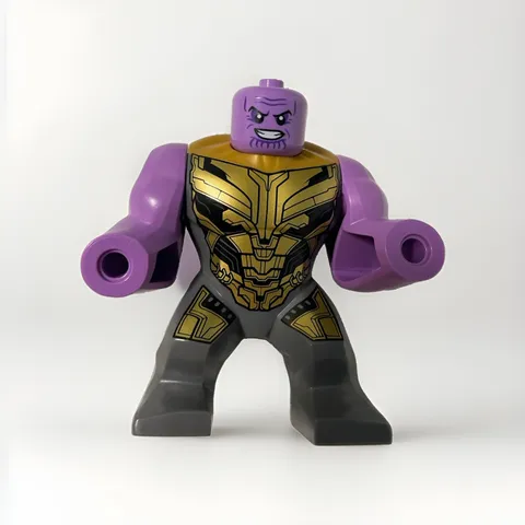 LEGO Thanos Minifigure Bigfig - Avengers Endgame Final Battle 2013 MISSING ARMS