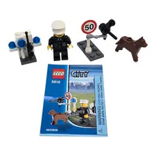 LEGO City #5612 Police Officer 100% Complete w/ Instruction & Minifigure