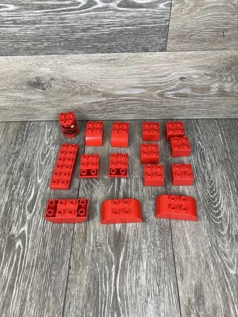 Lego Duplo Red 15 Pieces Building Blocks