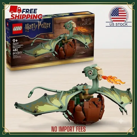 LEGO Harry Potter Hagrid's Baby Dragon Norbert Building Toy Desk Decor 76477