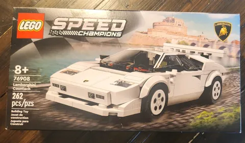 Lego Speed Champions Lamborghini Countach 76908 Set NEW Factory Sealed 262 pcs
