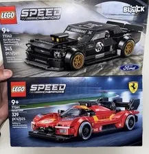 LEGO Speed Champions Ken Block's Ford Mustang Hoonigan 77262 Ferrari 499P 77261