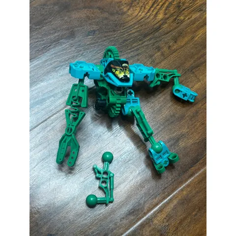 Lego Technic Slizer Throw Bot 8505-1 Green Blue Robot Parts Pieces INCOMPLETE