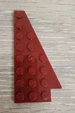 Lego 3934 3934b 45175 Dark Red Crimson Wedge Plate 8 x 4 Wing Right Piece Part